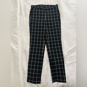 Anne Klein women’s plaid trousers